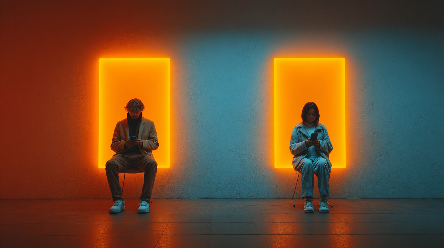 Der unsichtbare dritte Partner: Wie TikTok und Instagram Paare in separate digitale Realitäten segregieren