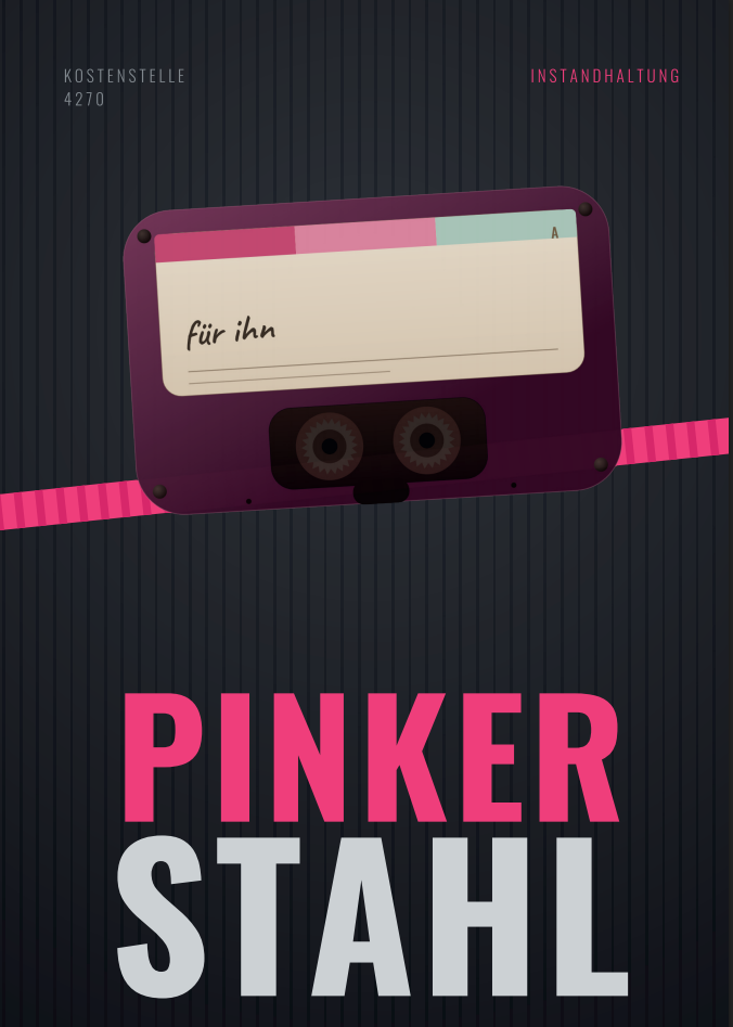 Pinker Stahl