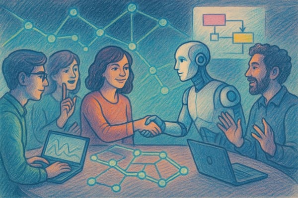 Im Takt von Mensch und Maschine:  Generative KI (GenAI) und eine neue Innovationslogik agiler Teams